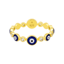 Evil Eye | Gold Plated Band Ring - Bara Boheme