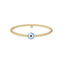 Evil Eye Medium | Gold Filled Beaded Bracelet - Bara Boheme