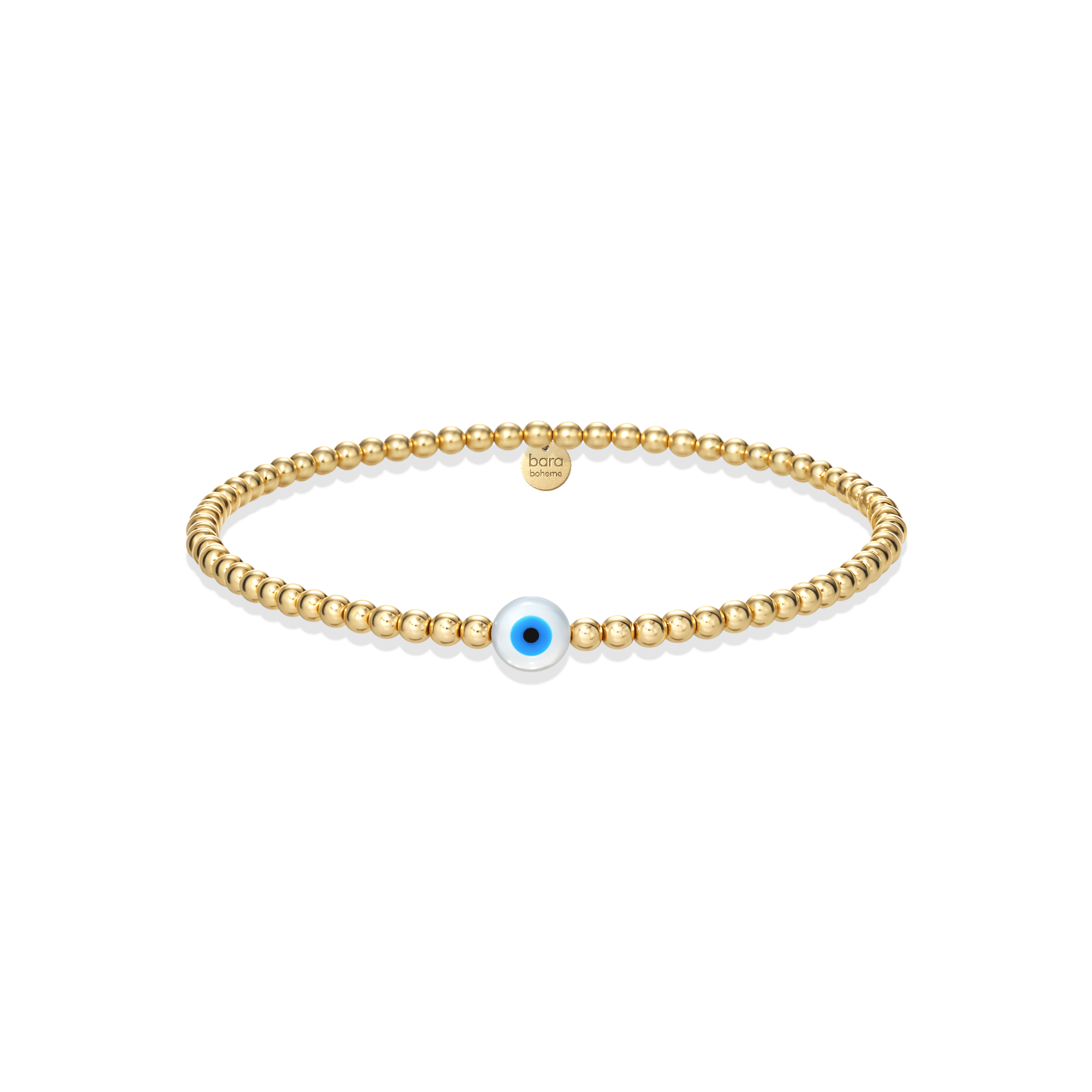 Evil Eye Small | Beaded Opal Bracelet - Bara Boheme