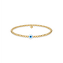 Evil Eye Small | Beaded Opal Bracelet - Bara Boheme