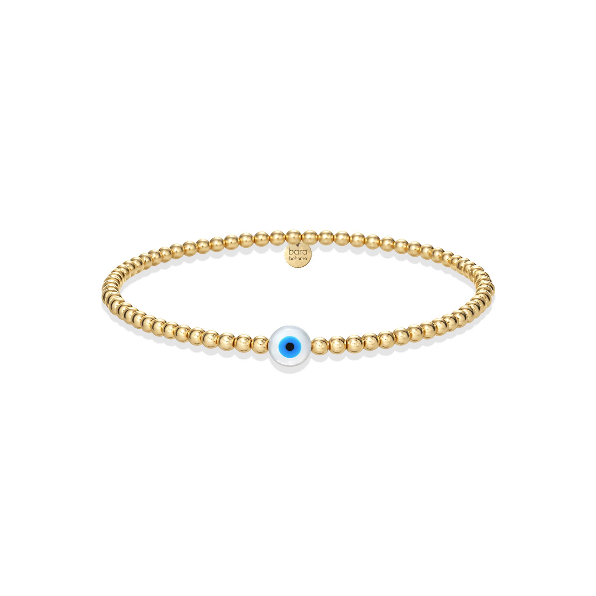 Evil Eye Small | Beaded Opal Bracelet - Bara Boheme