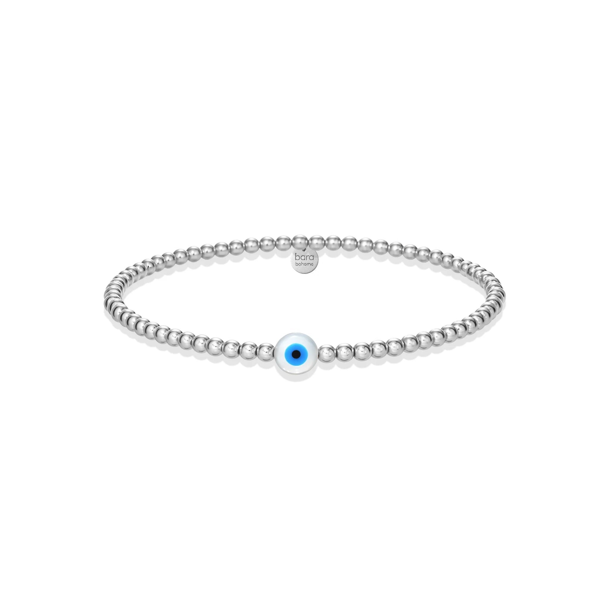 Evil Eye Small | Beaded Opal Bracelet - Bara Boheme