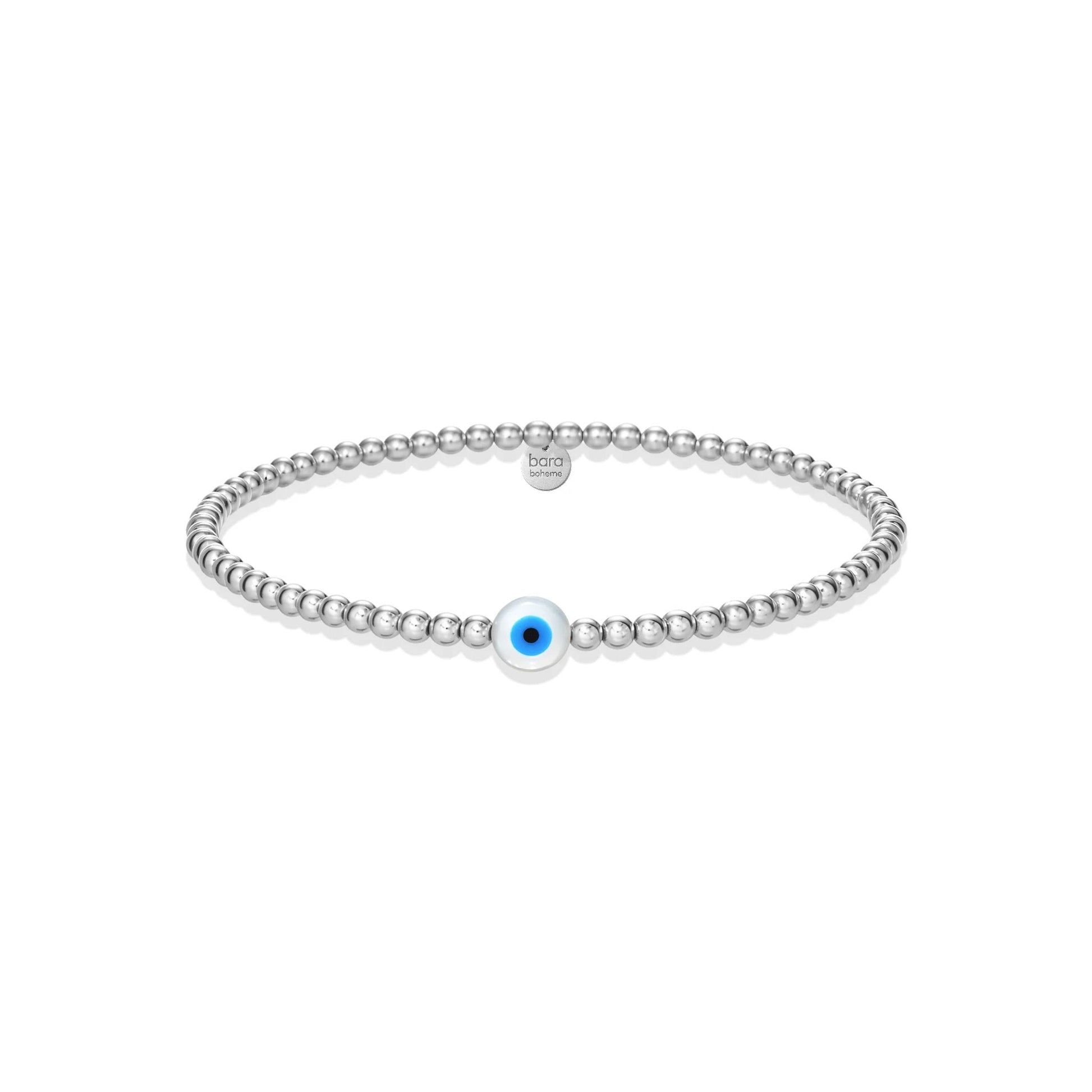 Evil Eye Small | Beaded Opal Bracelet - Bara Boheme