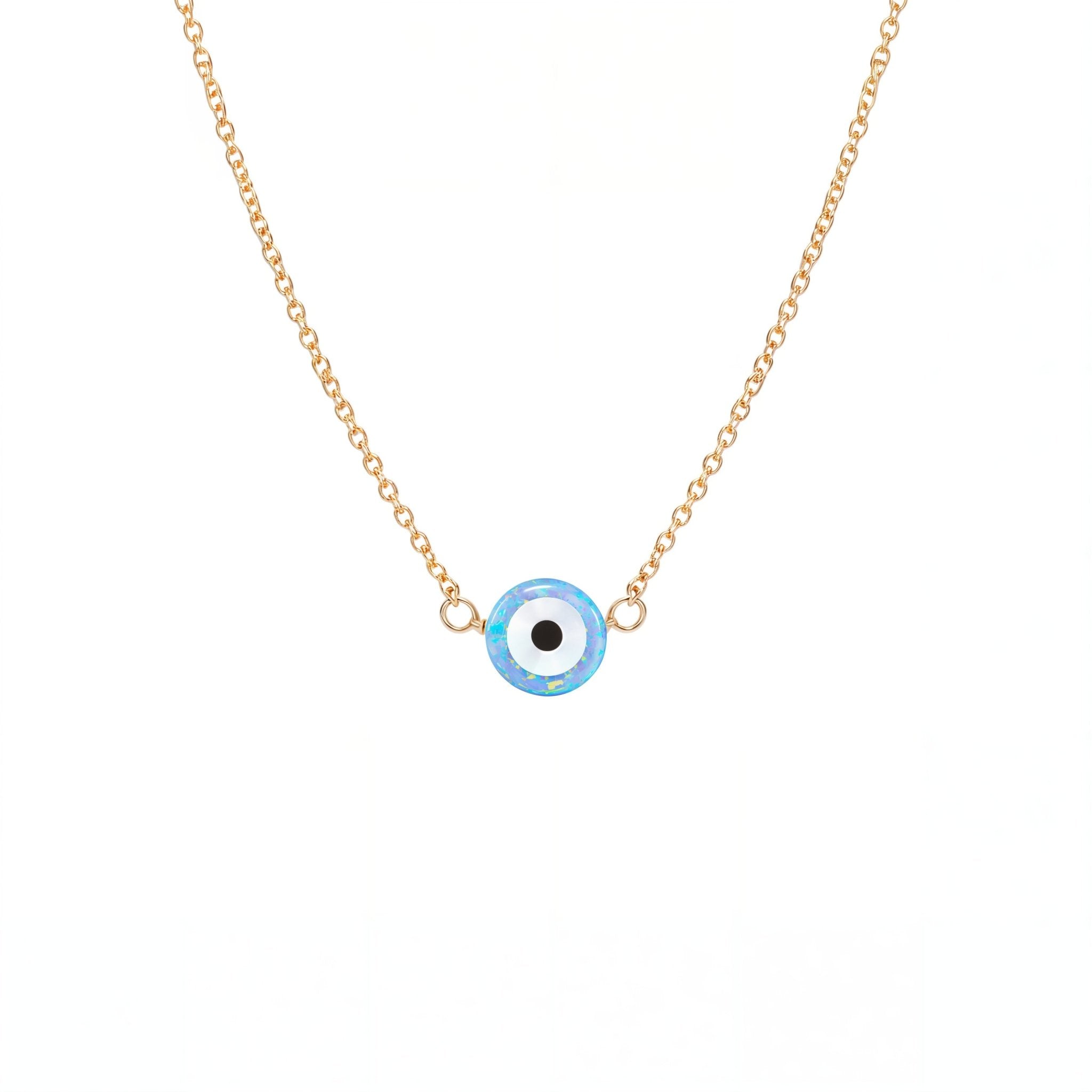 Evil Eye Small | Opal Elite Chain Necklace - Bara Boheme