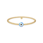 Evil Eye Medium | Gold Filled Beaded Bracelet