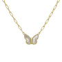 Flutura | MOP Butterfly Necklace - Bara Boheme