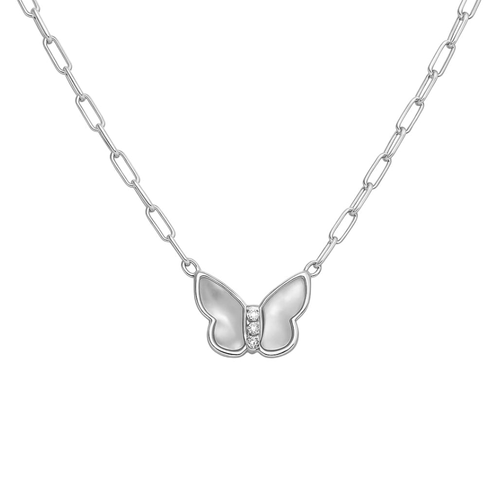 Flutura | MOP Butterfly Necklace - Bara Boheme