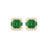 Francesca | Pave Stud Earrings - Bara Boheme