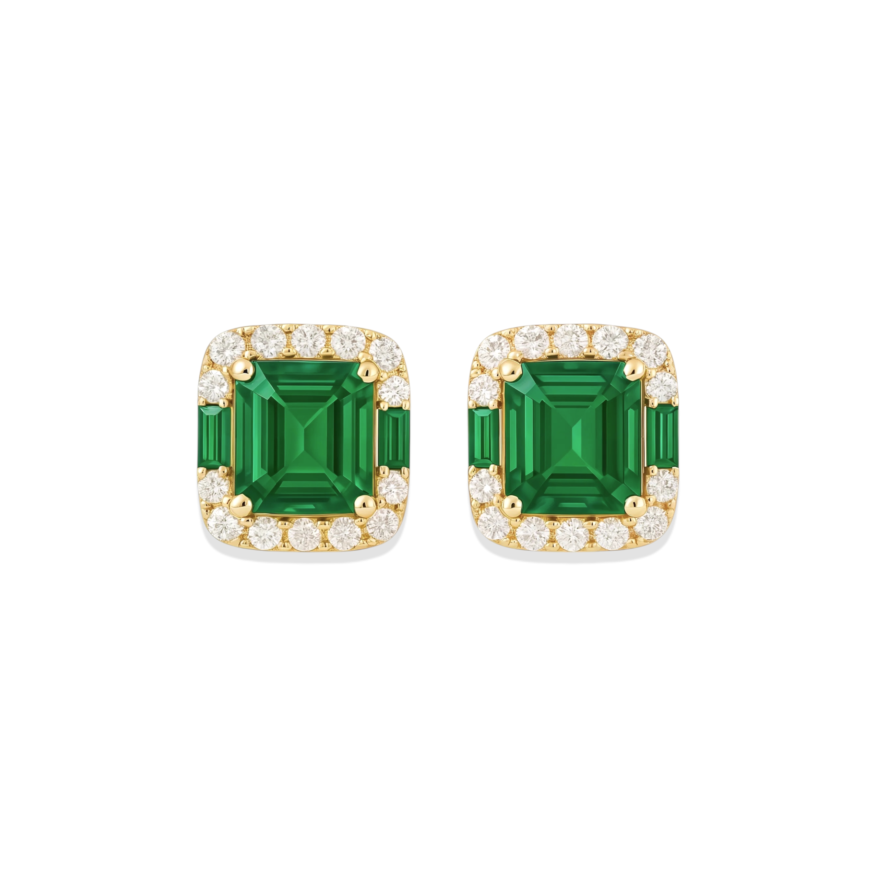 Francesca | Pave Stud Earrings
