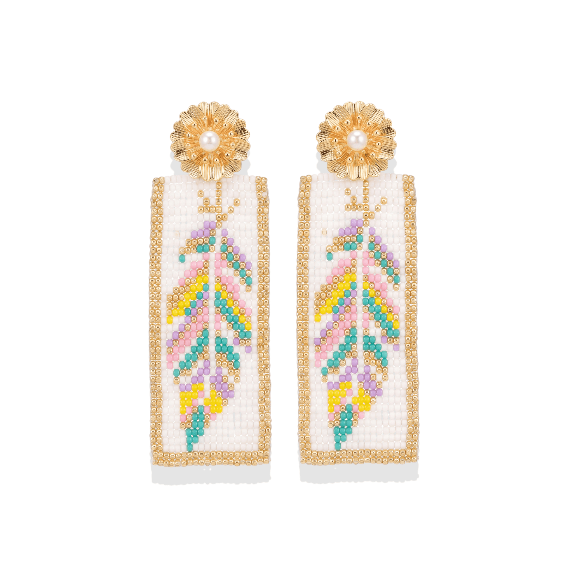 Fresca Mosaic Drop Earrings - Bara Boheme