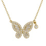 Gabby | Pave Butterfly Necklace