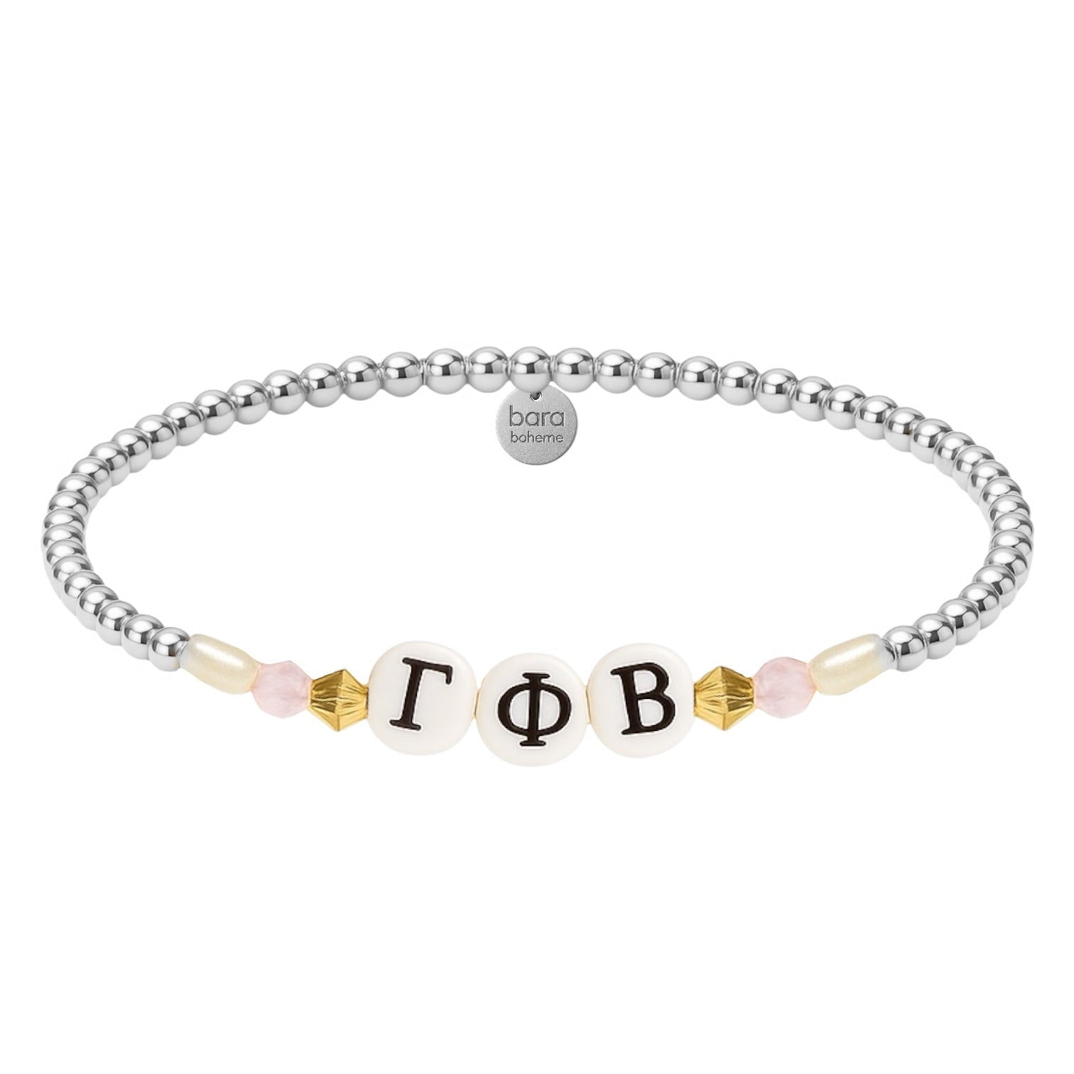 Gamma Phi Beta | Beaded Sorority Bracelet - Bara Boheme