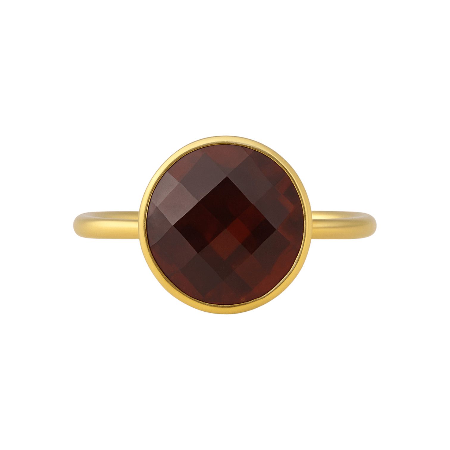 Garnet | Bezel Ring - Bara Boheme
