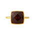 Garnet | Bezel Ring - Bara Boheme