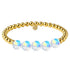 Gigi | Gold Filled Beaded Bracelet with Crystals - Bara Boheme