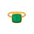 Green Onyx | Bezel Ring - Bara Boheme