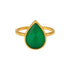 Green Onyx | Bezel Ring - Bara Boheme