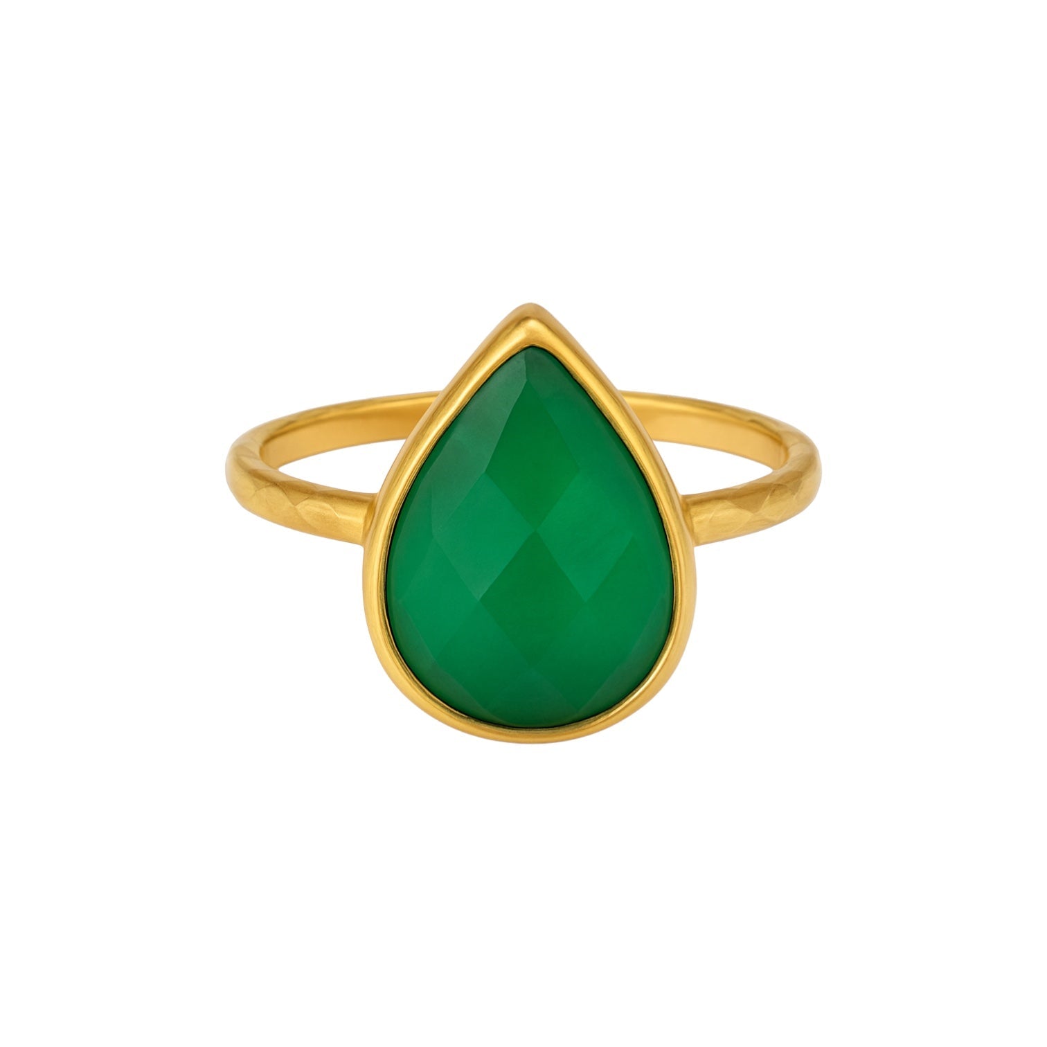 Green Onyx | Bezel Ring - Bara Boheme