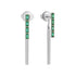 Green With Envy | Layered Earrings - Bara Boheme