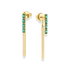 Green With Envy | Layered Earrings - Bara Boheme