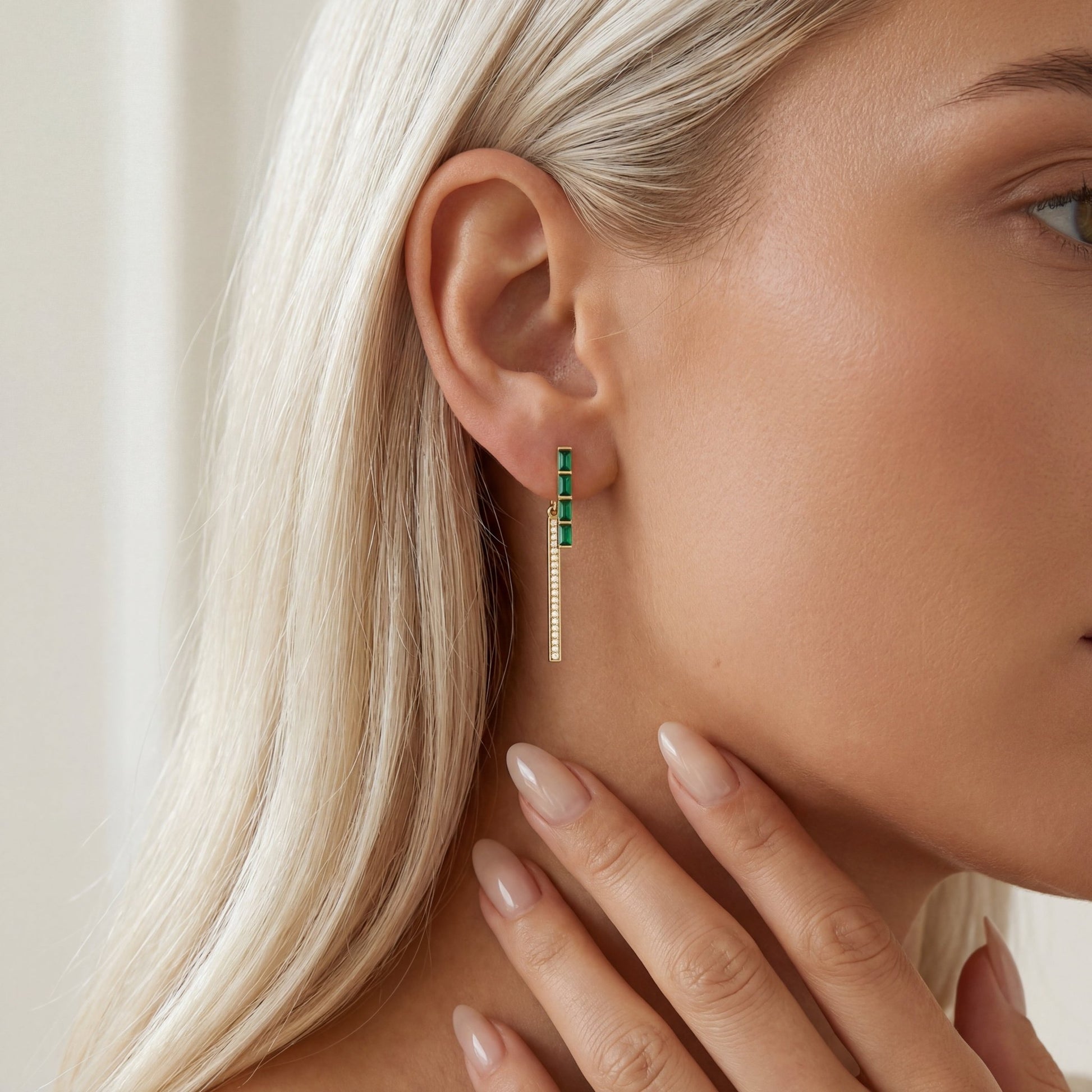 Green With Envy | Layered Earrings - Bara Boheme