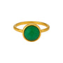 Green Onyx | Bezel Ring