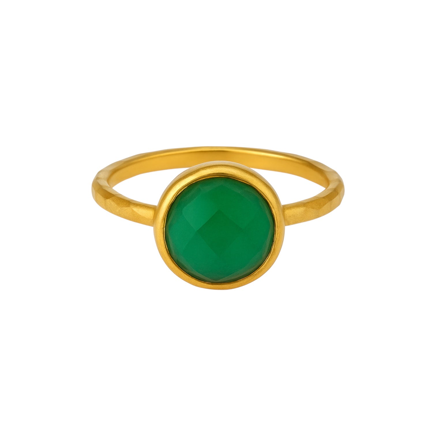 Green Onyx | Bezel Ring
