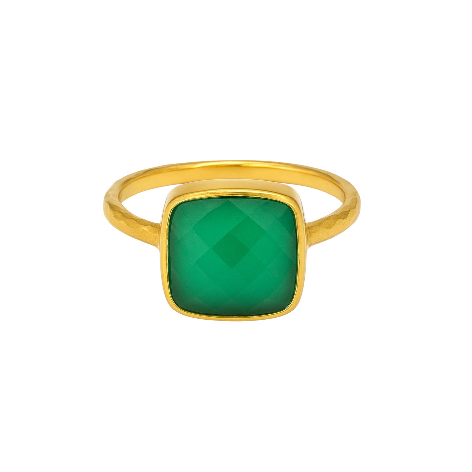 Green Onyx | Bezel Ring