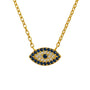 Hades | Pave Evil Eye Necklace - Bara Boheme