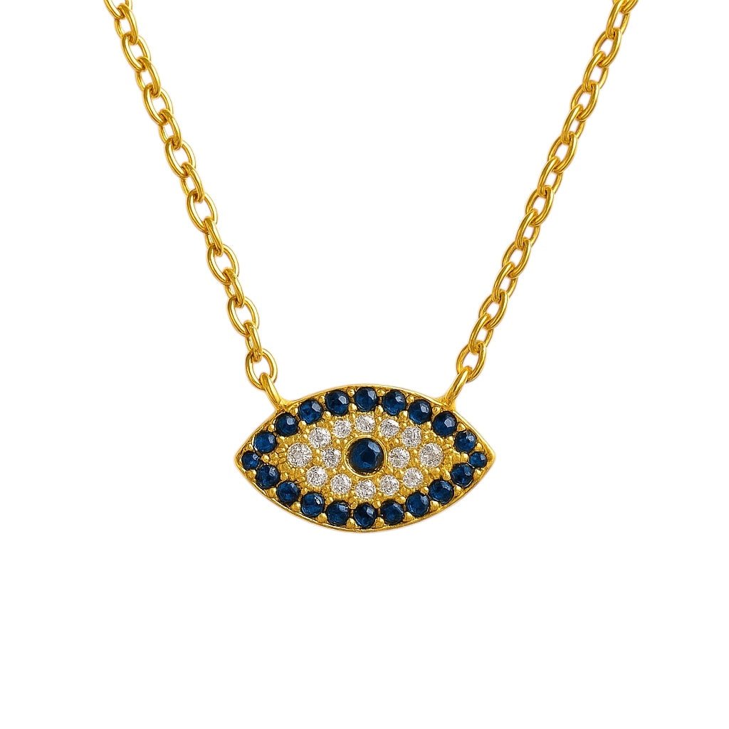 Hades | Pave Evil Eye Necklace - Bara Boheme
