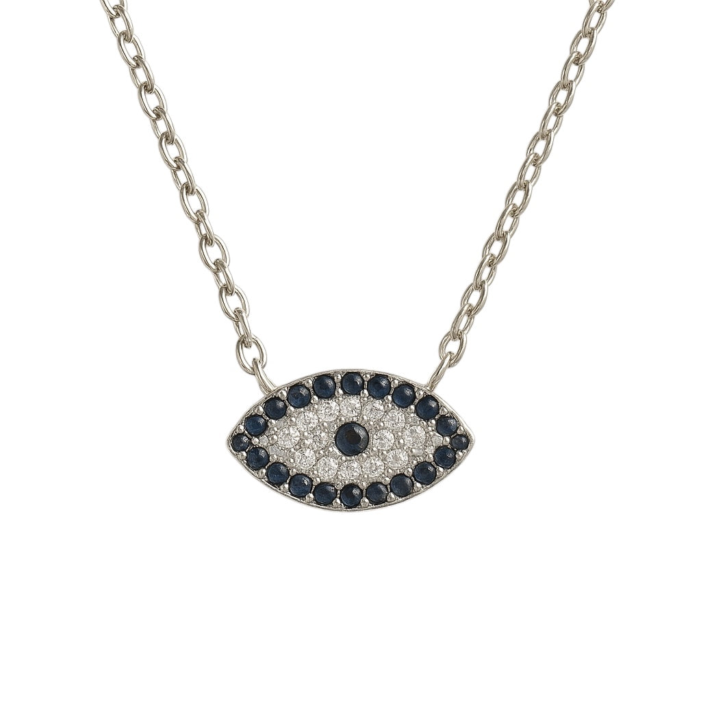 Hades | Pave Evil Eye Necklace
