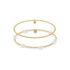 Halo Beaded Bracelet Duo Stack - Bara Boheme