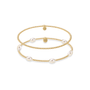 Halo Beaded Bracelet Duo Stack - Bara Boheme