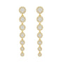 Halo Drop | Pave Earrings - Bara Boheme