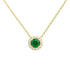 Halo | Pave Solitaire Necklace - Bara Boheme