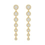 Halo Drop | Pave Earrings