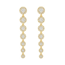 HALO DROP EARRINGS