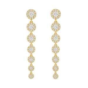 HALO DROP EARRINGS