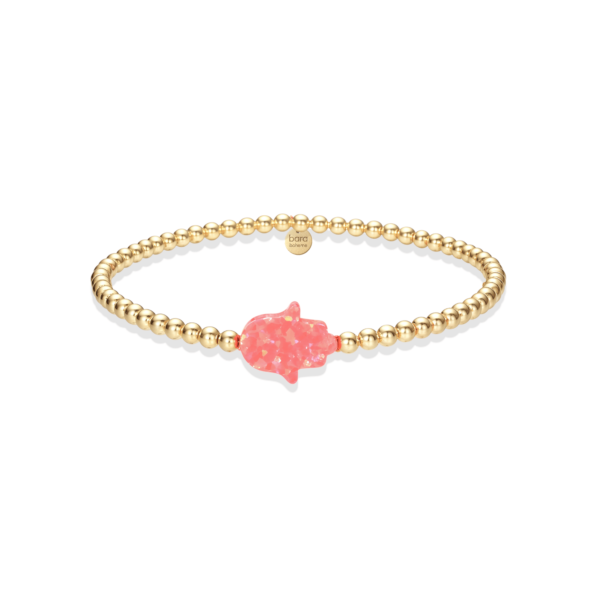 Hamsa Large | Beaded Opal Bracelet - Bara Boheme