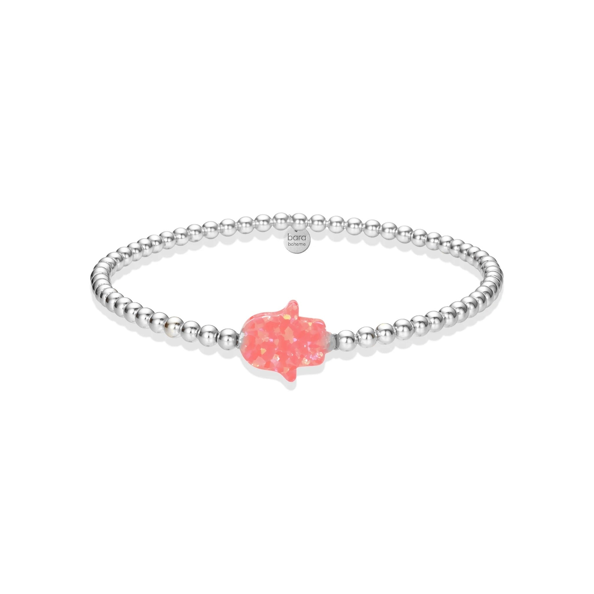 Hamsa Large | Beaded Opal Bracelet - Bara Boheme