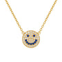 Happy Face | Pave Charm Necklace - Bara Boheme