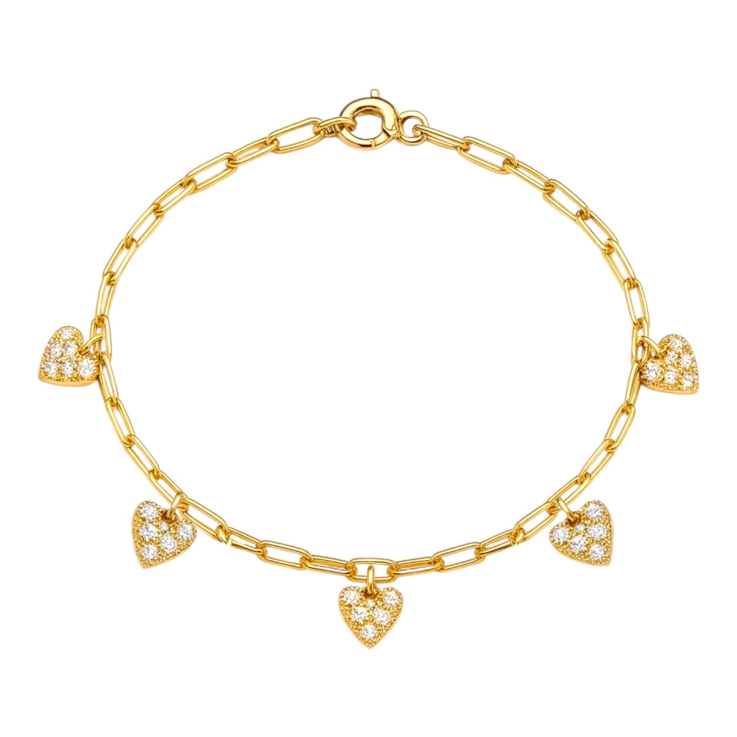 Heart BTY | Pave Anklet - Bara Boheme