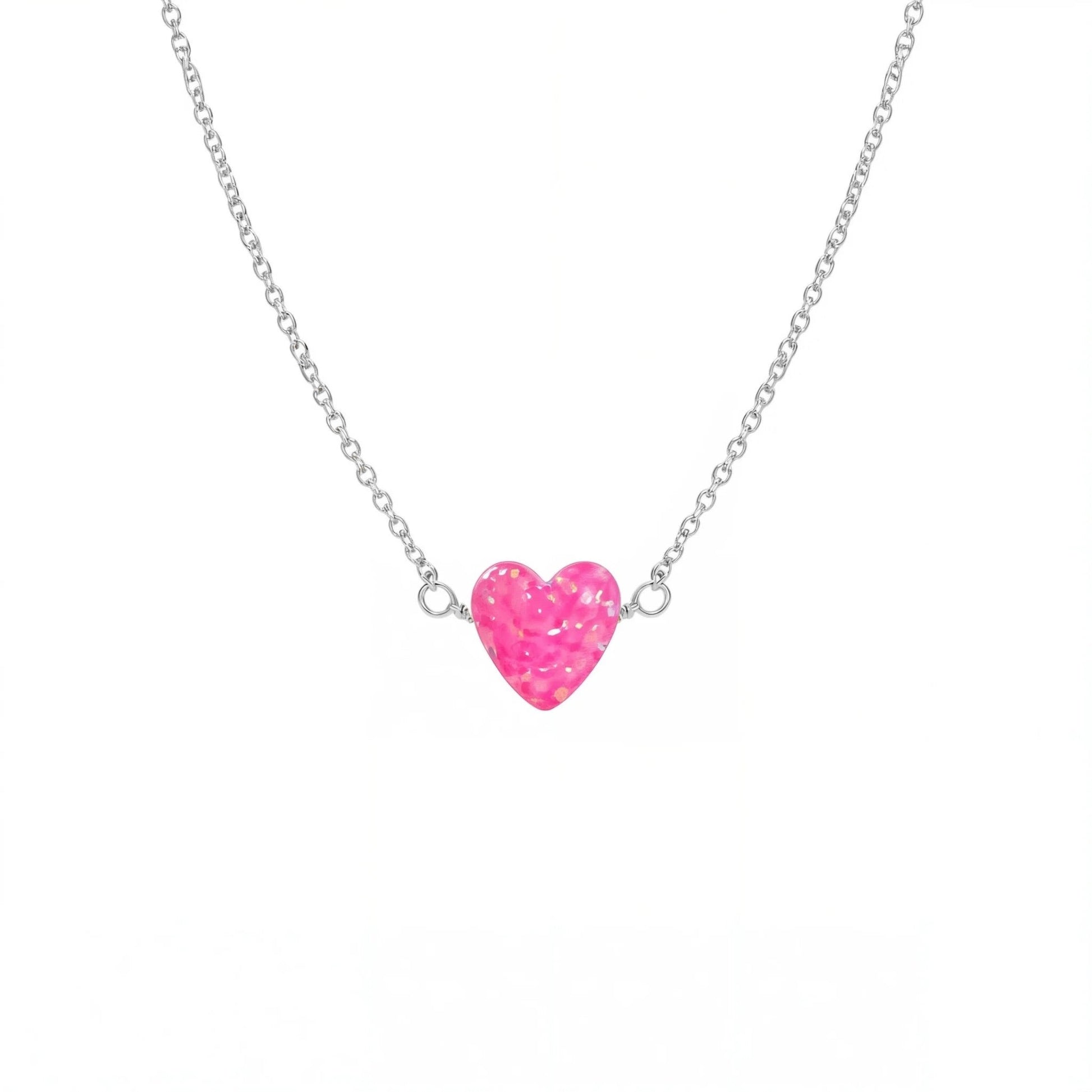 Heart Medium | Opal Elite Chain Necklace - Bara Boheme
