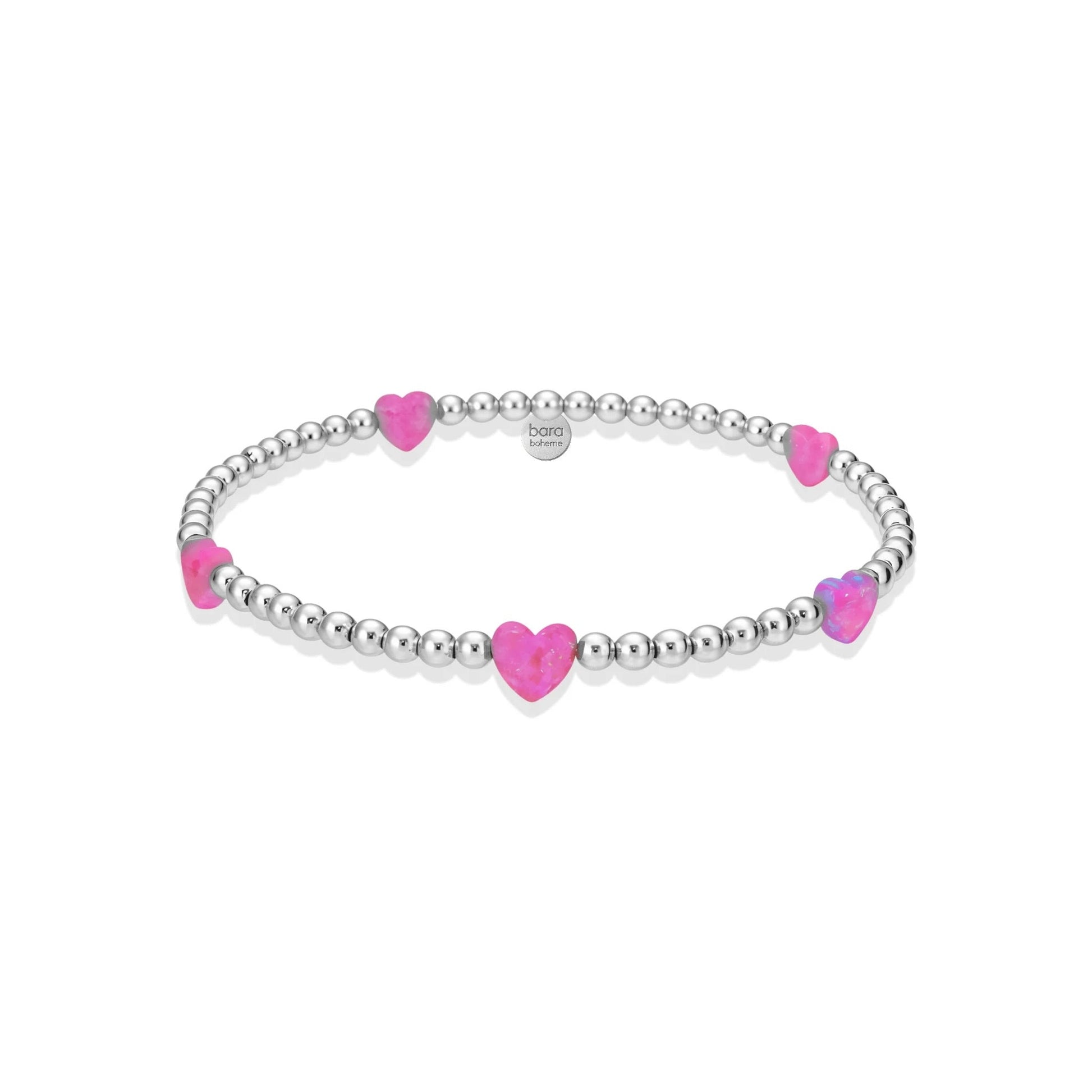 Heart Opal Beaded Bracelet — By the Yard - Bara Boheme