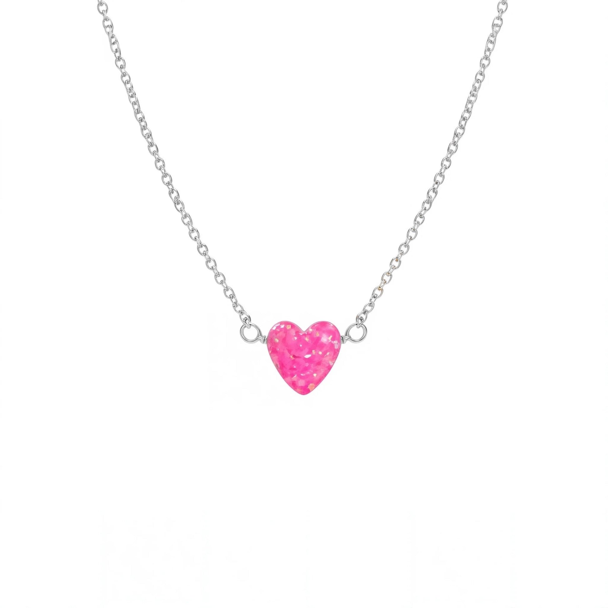 Heart Small | Opal Elite Chain Necklace - Bara Boheme