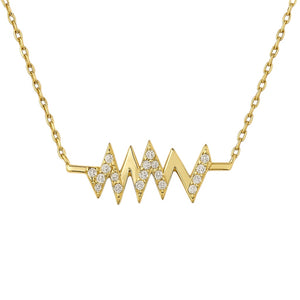 Heartbeat| CZ Necklace