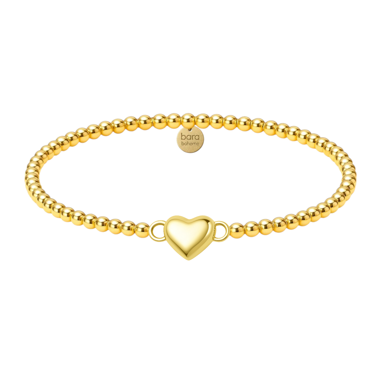 Heart Connector | Gold Filled Charm Bracelet