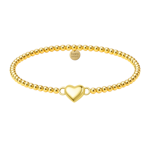 Heart Connector | Gold Filled Charm Bracelet