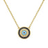 Hestia | Pave Evil Eye Necklace - Bara Boheme
