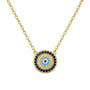Hestia | Pave Evil Eye Necklace - Bara Boheme
